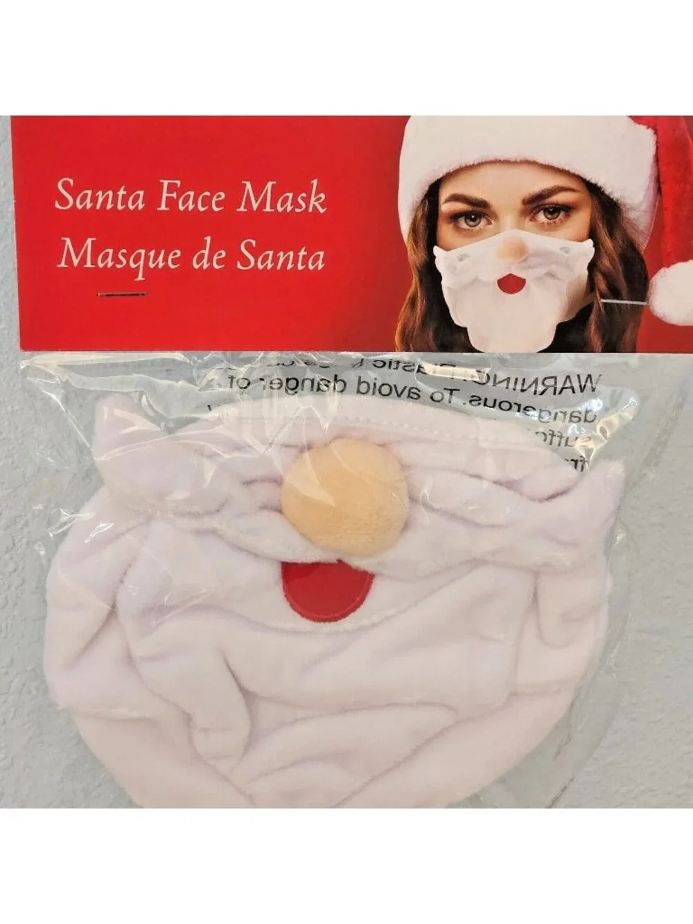 Mask Santa Beard Department 56 Adult Christmas Holiday